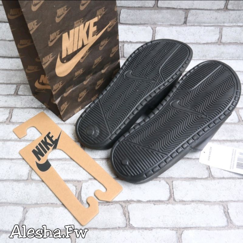 Sandal Slide Nike Bennasi Black / Sendal Slop Nike Bennasi Hitam Terlaris Hight Quality