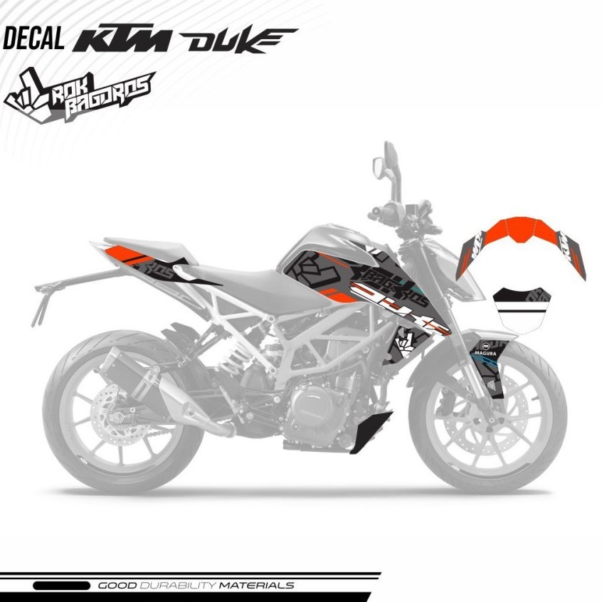 Decal KTM Duke 250 390 New Rok Bagoros 2020 Bahan TEBAL - Rok On 2020
