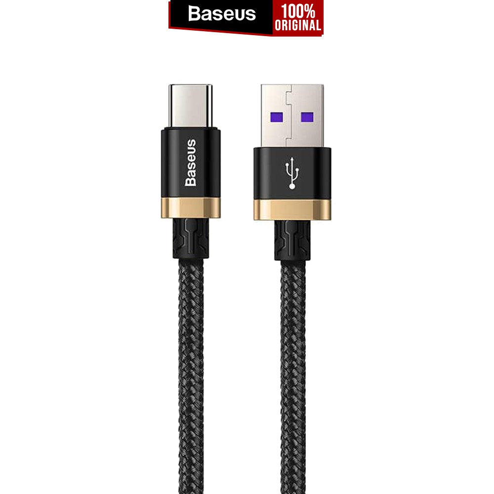 

Baseus USB Type C Cable Flash Charge 40W Nylon Braided Kabel Android