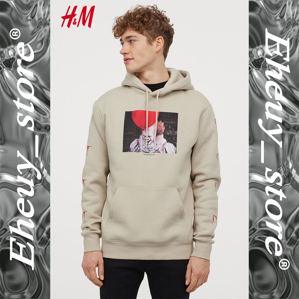 Hoodie H&amp;M IT chapter two Hoodie hnm IT series Sweater pria wanita