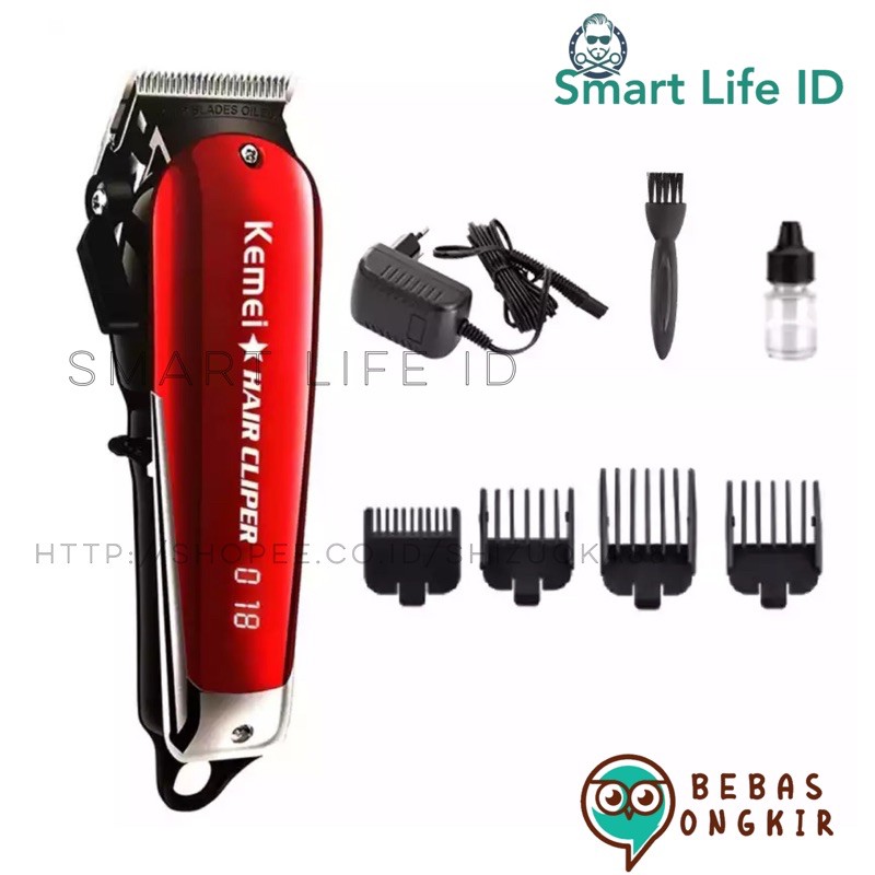 Kemei KM 2611 Alat Cukur Rambut Barber Hair Clipper Turbo Power Mesin Cukuran Kemei KM-2611