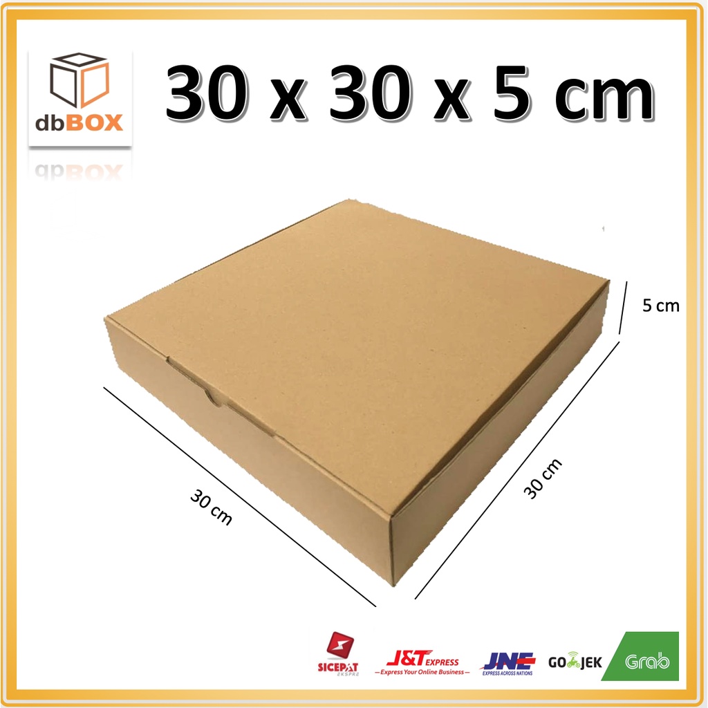 Kardus 30x30x5....Die Cut kotak aksesoris-dll model box pizza