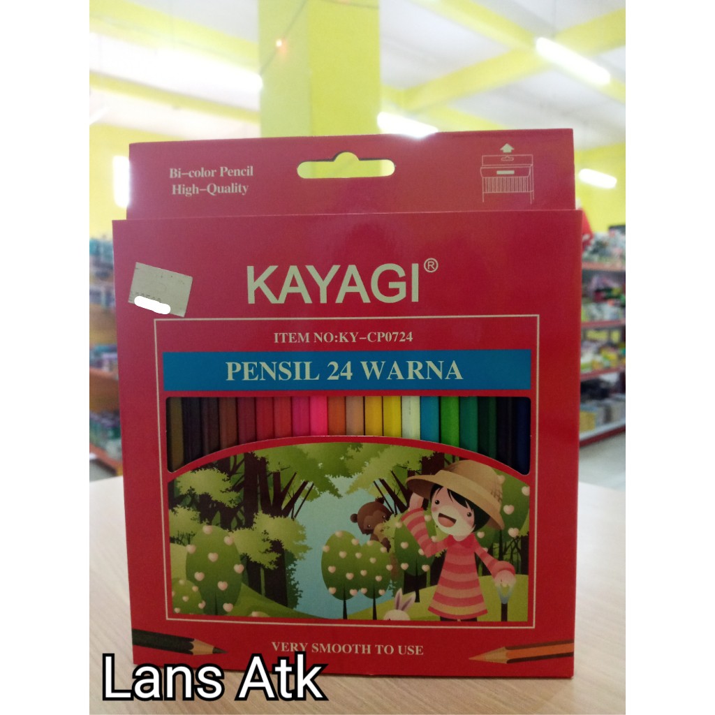 

Pensil 24 Warna Kayagi KY-CP0724