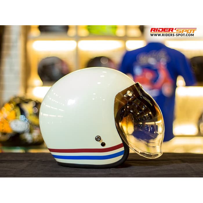 Bell Custom 500 Stripe White