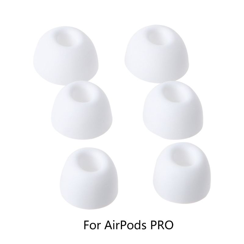 btsg 3Pair Ear Buds Tips Plugs Soft Silicone Earbud In Ear Cover for AirPods Pro