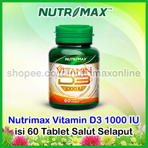 Nutrimax D3 1000 IU Vitamin D 3 1000IU isi 60 Tablet