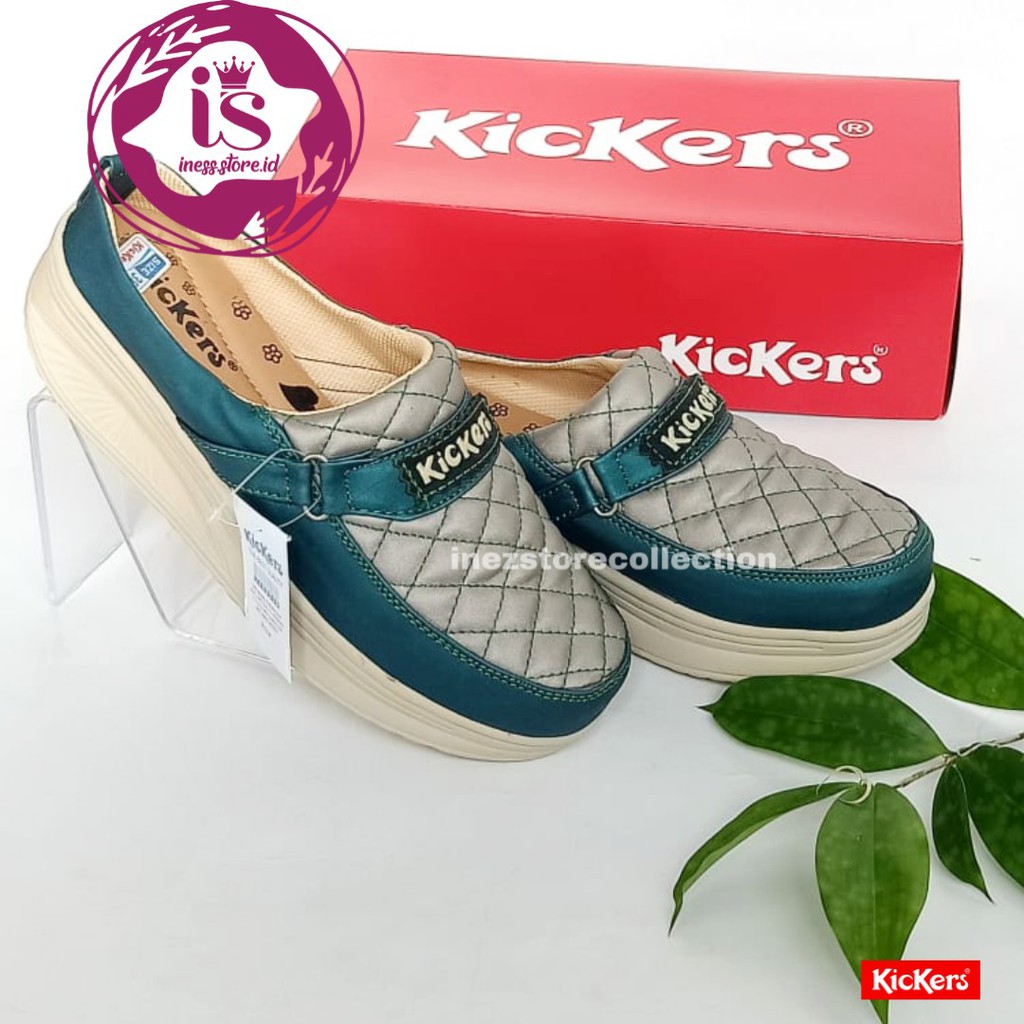 SANDAL WEDGES WANITA KICKERS BERKUALITAS KODE SL99 MURAH HARGA GROSIR