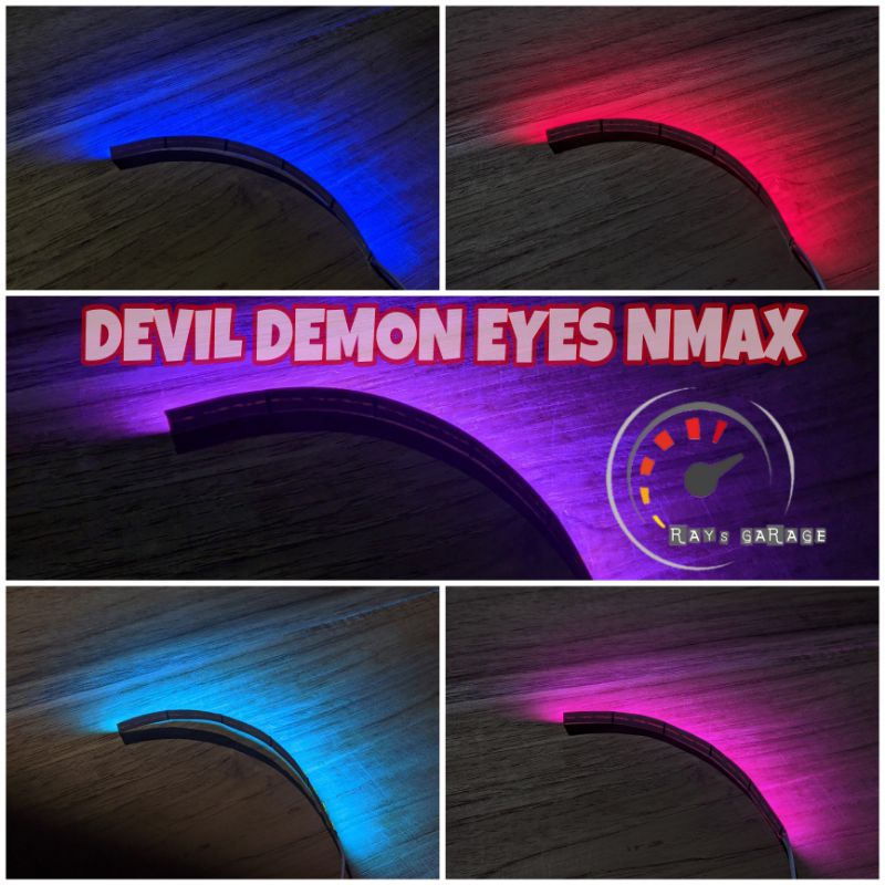 COD SEPASANG 2 BIJI DEMON DEVIL EYES NMAX NEW NMAX OLD SUPER TERANG