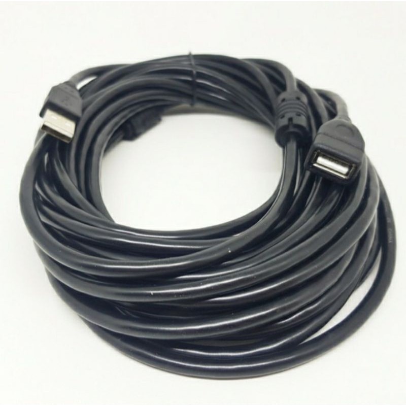 SKU-1067 KABEL USB MALE FEMALE 10M HITAM / PERPANJANGAN USB