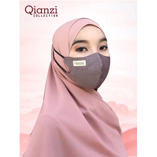 Masker Duckbill / Masker Kain Motif Premium 3ply