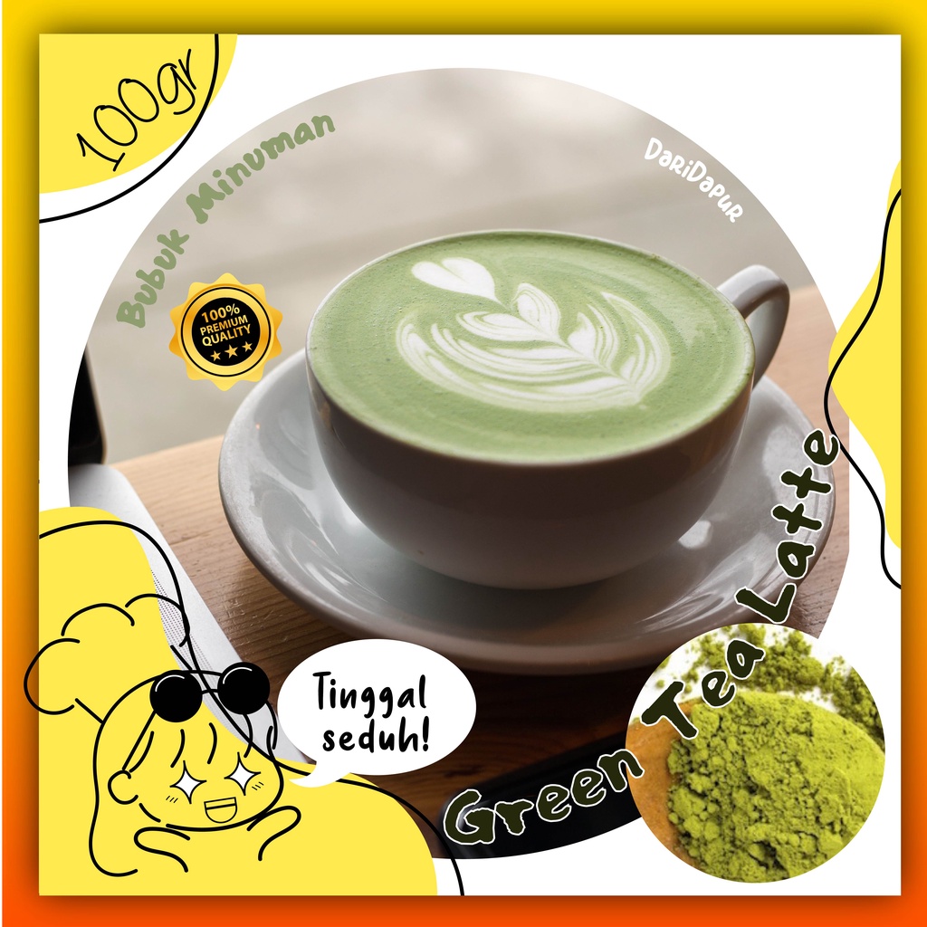 

Bubuk Serbuk Minuman Kekinian Aneka Rasa Green Tea / Greentea / Grentea / Matcha / Macha / Maca Latte Powder untuk Minuman (Plus Sugar) | Bubuk Minuman Manis Premium, Terbaik, Murah Halal, Harum, Gratis Ongkir, Harga Grosir 100 gram