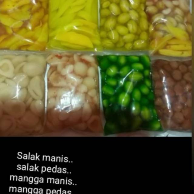 

Manisan buah manis / pedas