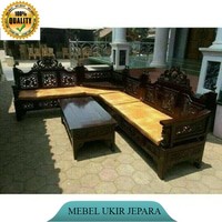 kursi tamu sudut ukiran, kursi tamu jati jepara, mebel jepara, furniture