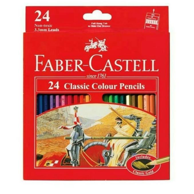 

(BISA COD) pensil warna faber castell classic isi 24 TERJAMIN Kode 1350