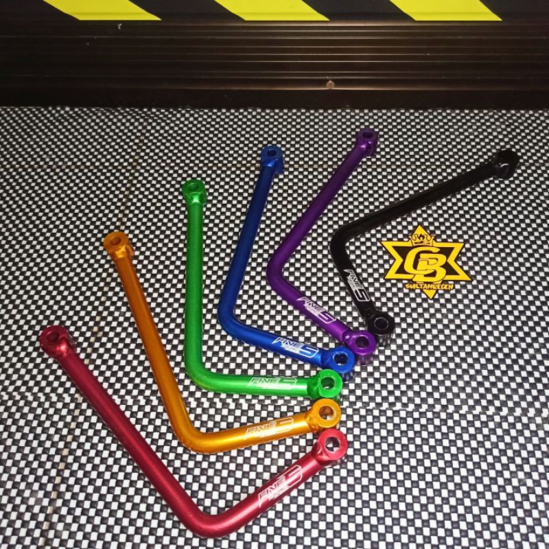 BREKET KNALPOT ALMUNIUM FIVE5RACING MODEL L 20CM