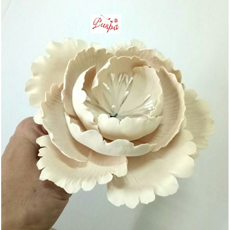 

(488/PPEBM2) Gumpaste Flower Sugar Flower/Bunga Gumpaste Peoni