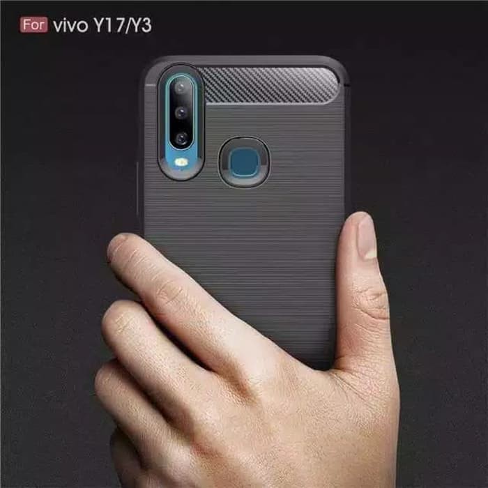 Silicon Case VIVO Y3 Y11 Y12 Y15 Y17 U10 Softcase iPAKY Carbon Casing Cover