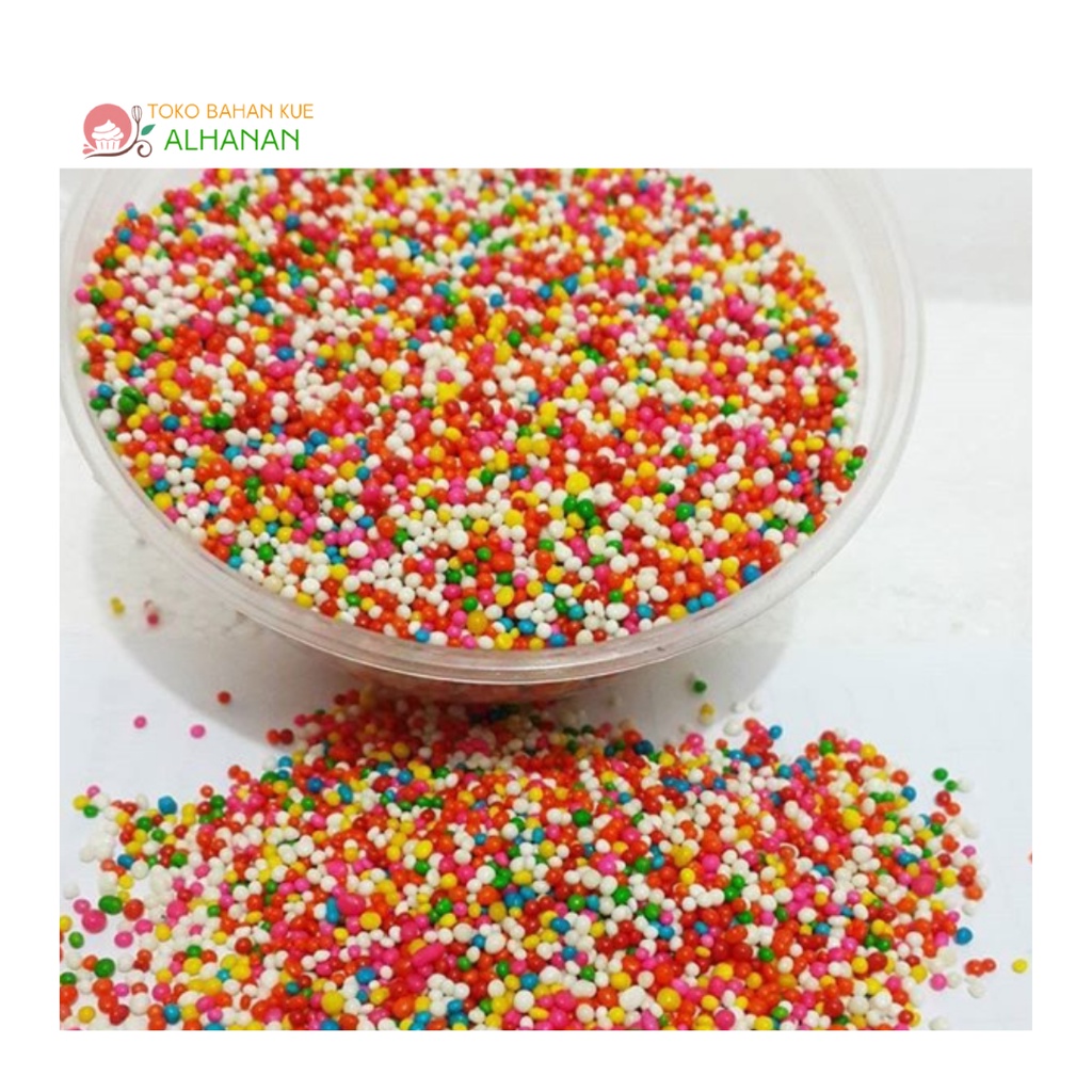 

Springkel Springkle Hiasan Kue Bisa Dimakan Murah Rainbow 100gr