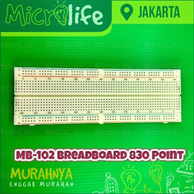 

Murah! Breadboard Mb-102 830 Lubang