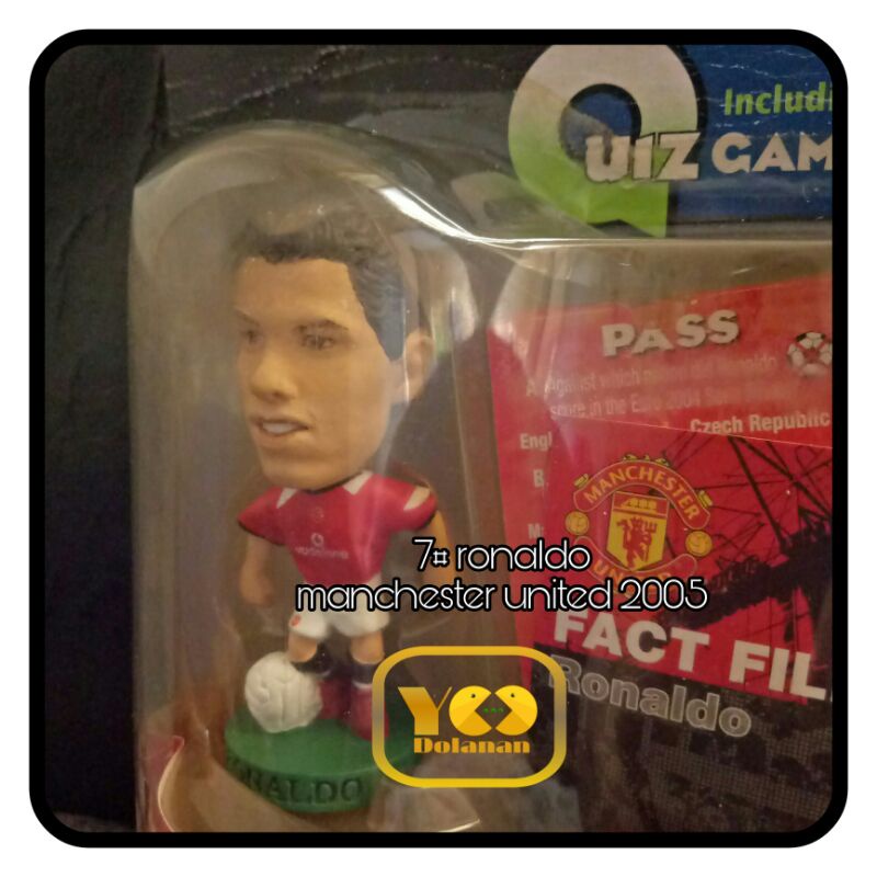 7# RONALDO - MANCHESTER UNITED 2004 CORINTHIAN PROSTARS FIGURE PEMAIN BOLA