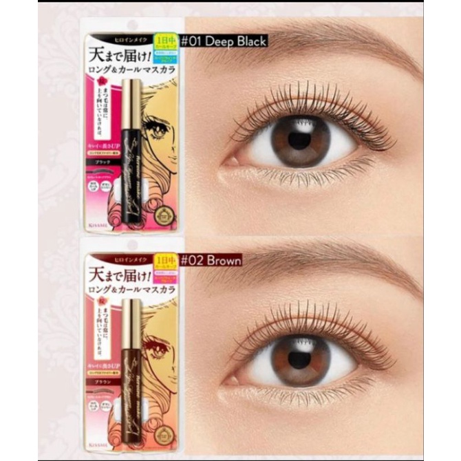 Jual Super Waterproof Isehan Kiss Me Heroin Make Long & Curl Mascara
