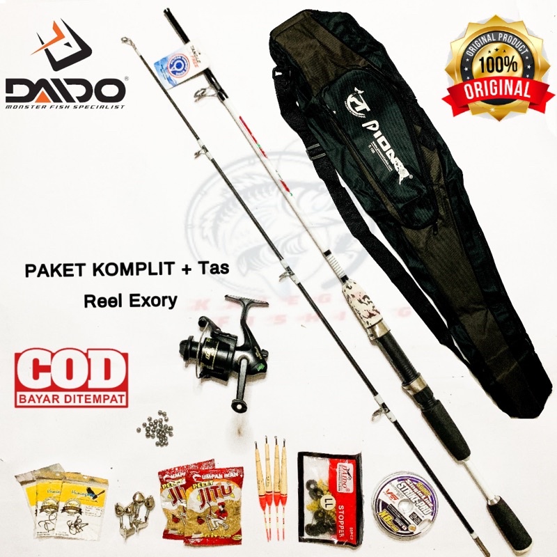 Pancing SET Daido Dan Tas pancing panjang 150CM 165CM 180CM