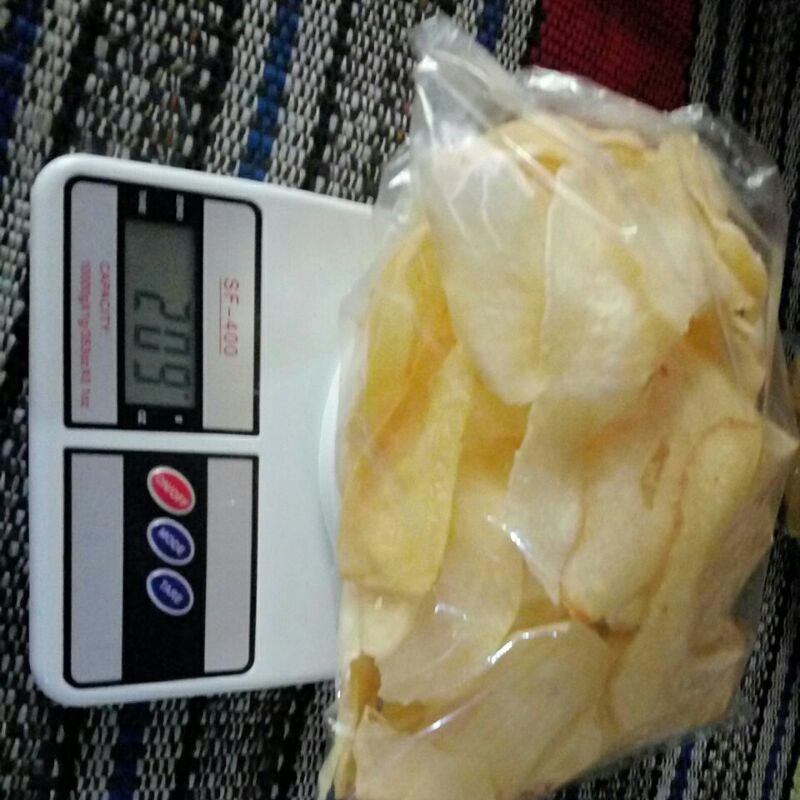 

kripik singkong bu titik gurih,renyah,original(minimal pembelian 5 pcs/1kg)