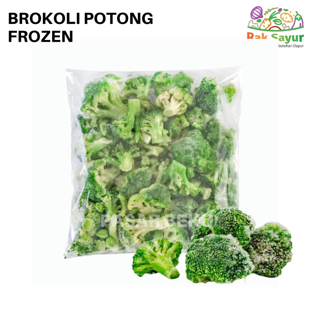 

Brokoli Frozen 150gr Bunga Brokoli Tanpa Daun Frozen Padang