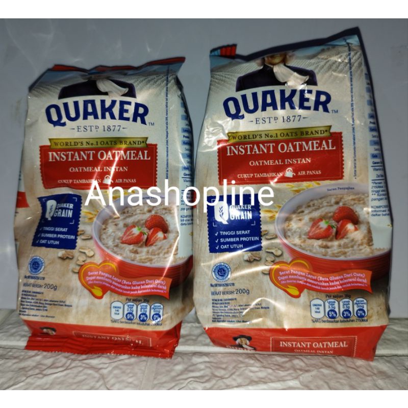 

Quaker Oat / Instant Oatmeal 200gr