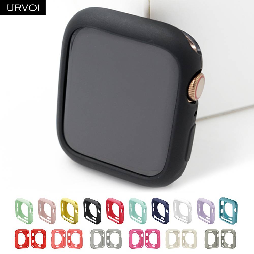 Bumper Case Tpu Slim Fit Ultra Tipis 40mm 44mm Warna Permen Cover Apple Watch Seri 5 4 3 2