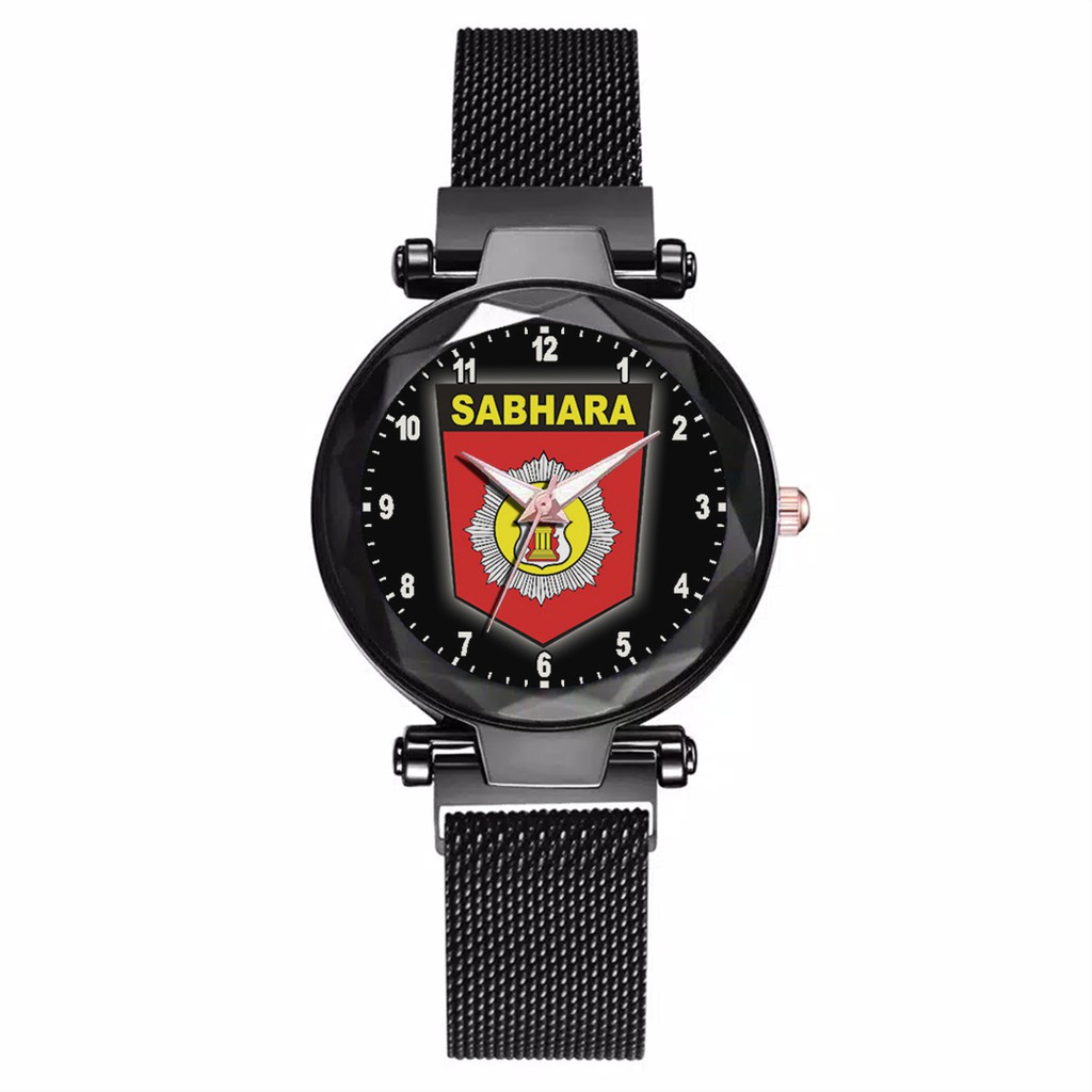 Jam Tangan Wanita Custom - SABHARA Free Box &amp; Batre Cadangan