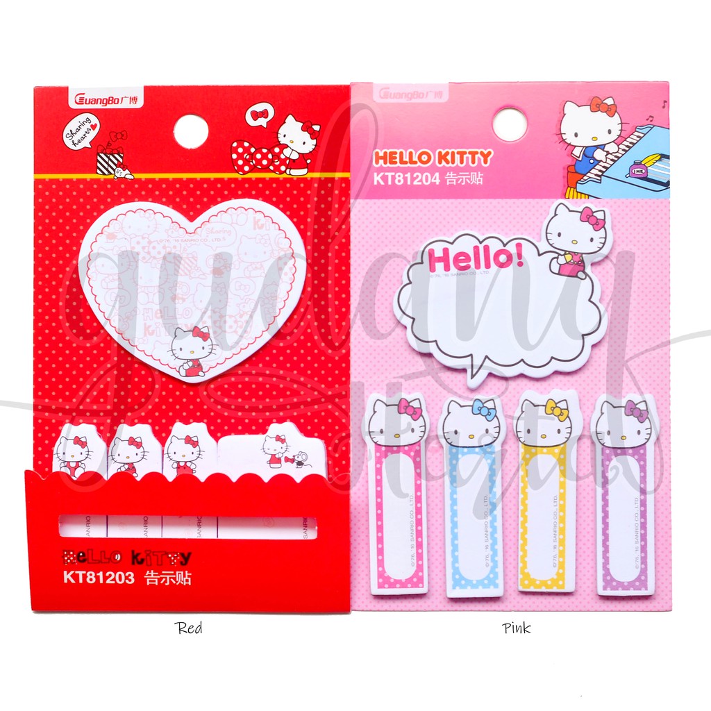 

Sticky Notes Hello Kitty Lucu Unik Memo GC 301145