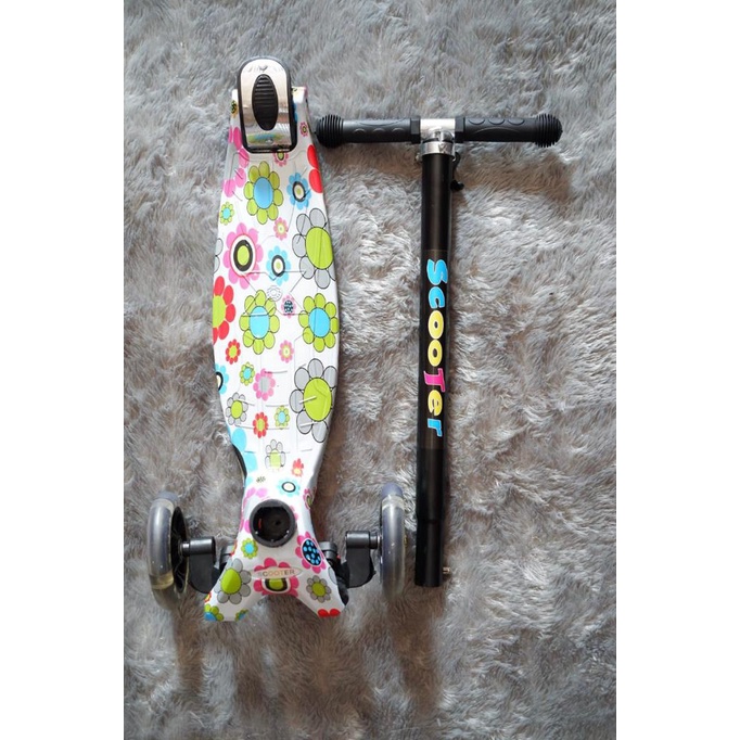 READY! NEW ! skuter anak / otoped anak rda 3 ban karet PU / Kickboard skuter anak import premium murah