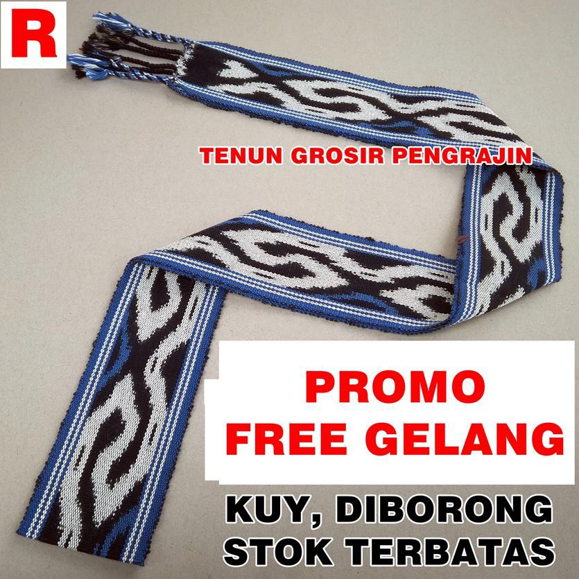 Ikat Kepala Tenun Etnik Motif Dayak Kalimantan Toraja Sumba Lombok Kain PROMO TERMURAH-R (Toraja)