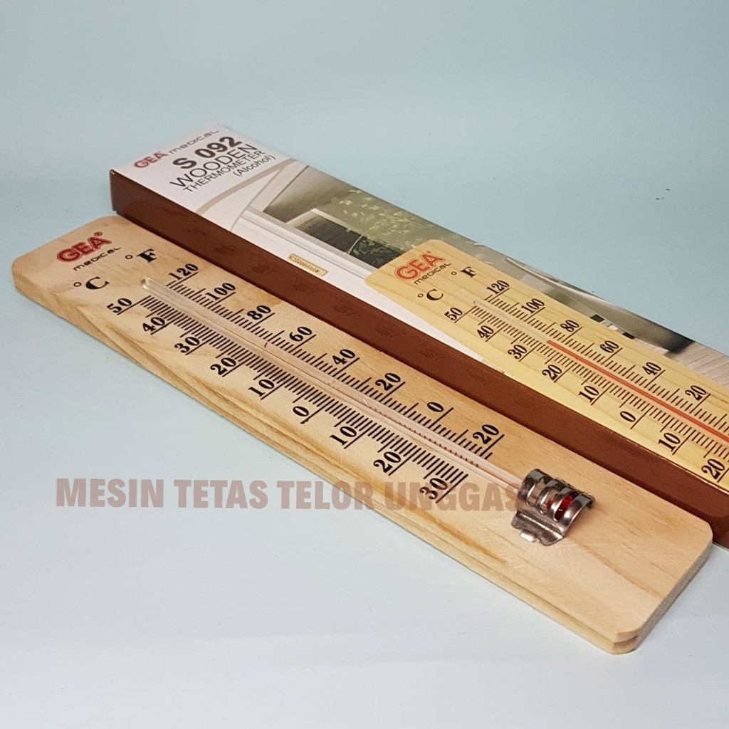 Termometer Thermometer Ruang GEA Kayu S092