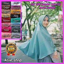 Maryam Jumbo Pet Tali Diamond Jilbab Instan Jumbo Pet Tali