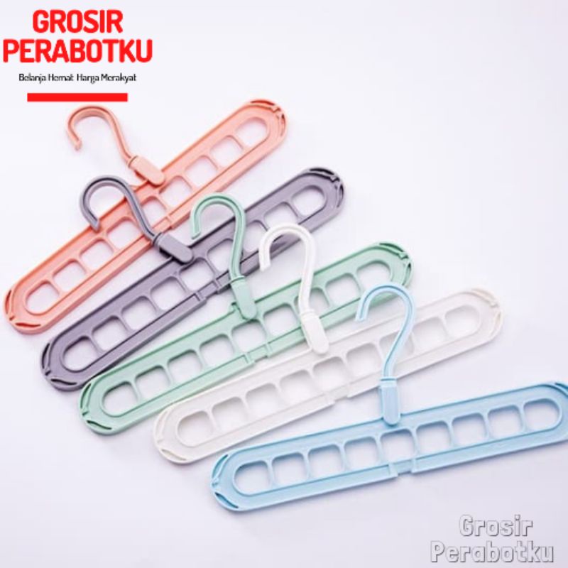 Hanger Serbaguna 9 in 1 Hanger Magic Wonder Hanger Gantungan Baju Serbaguna Magic Hanger Gantungan Baju Magic Hanger Baju Hanger Plastik Hanger Murah Gantungan Baju Murah Hanger Multifungsi Hanger Murah Harga Grosir Gantungan Pakaian Murah Hanger Pakaian