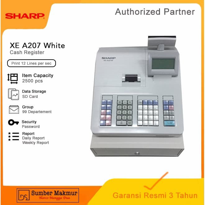 Cash Register SHARP XE A207