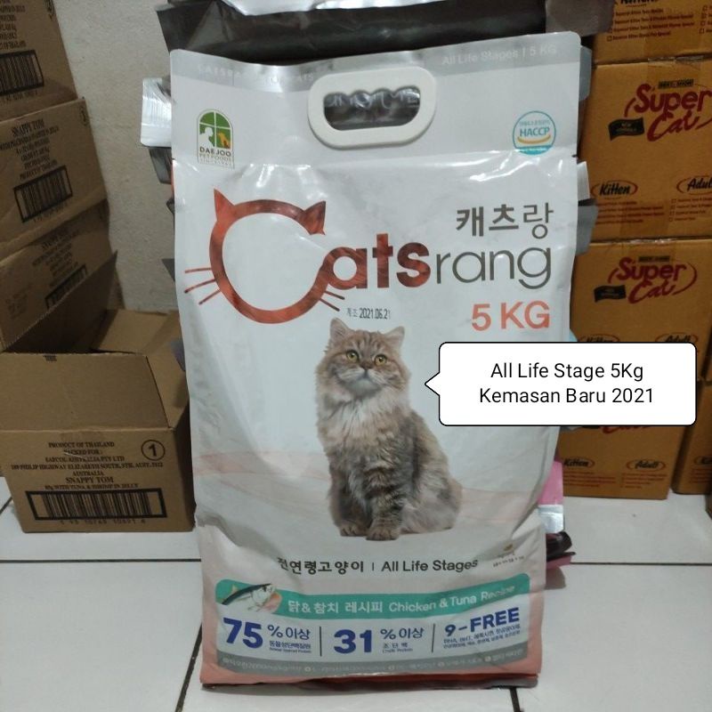 JTR Kargo Catsrang Makanan kucing all stages 5 kg 5kg freshpack