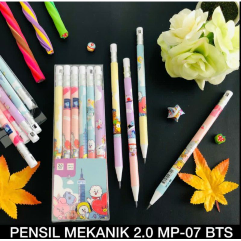 

(12pc) pensil mekanik 2.0mm/pensil cetek/mechanic pencil/mek unicorn hrg per 4pcs