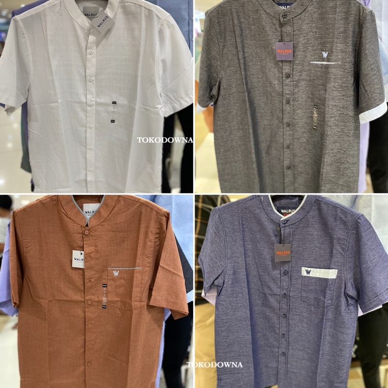 KEMEJA PRIA Lengan pendek WALRUS Original S-XXL