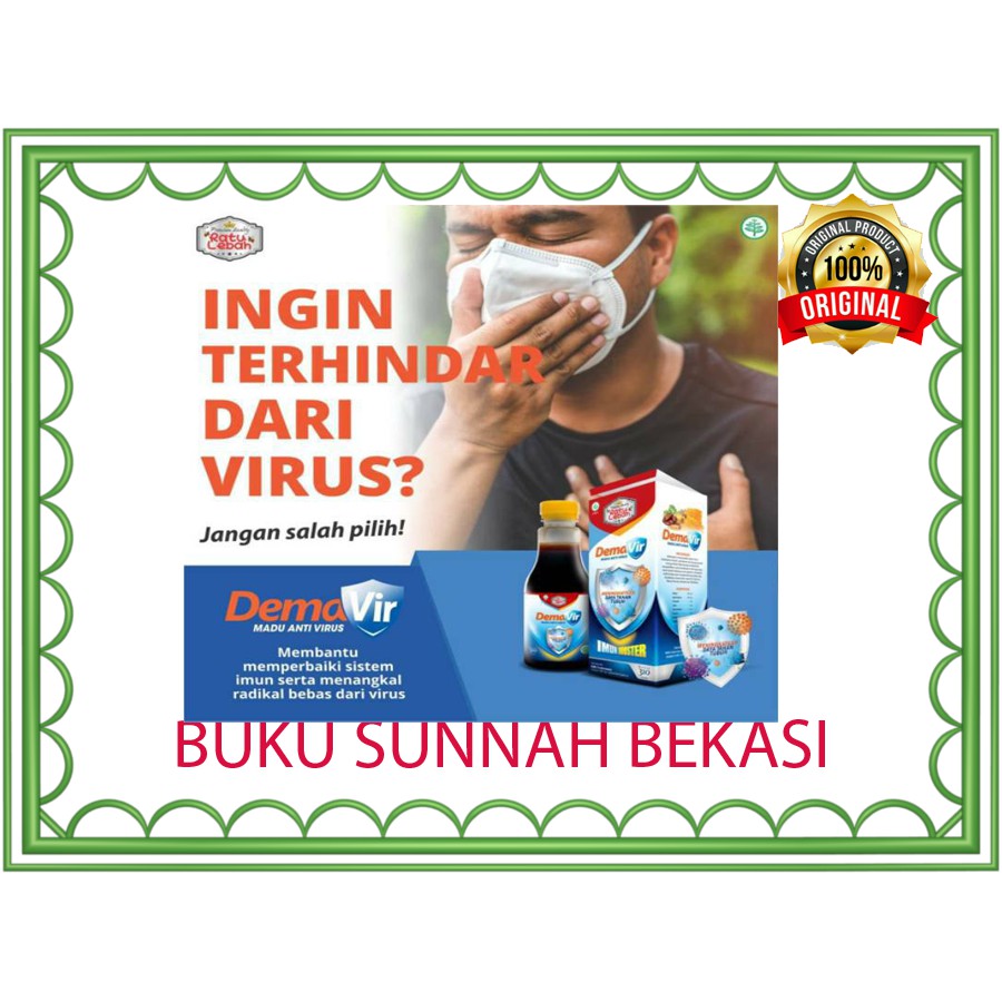 Madu Plus anti Virus 310gram | Demavir | Madu Anti Virus | Untuk Daya Tahan Tubuh