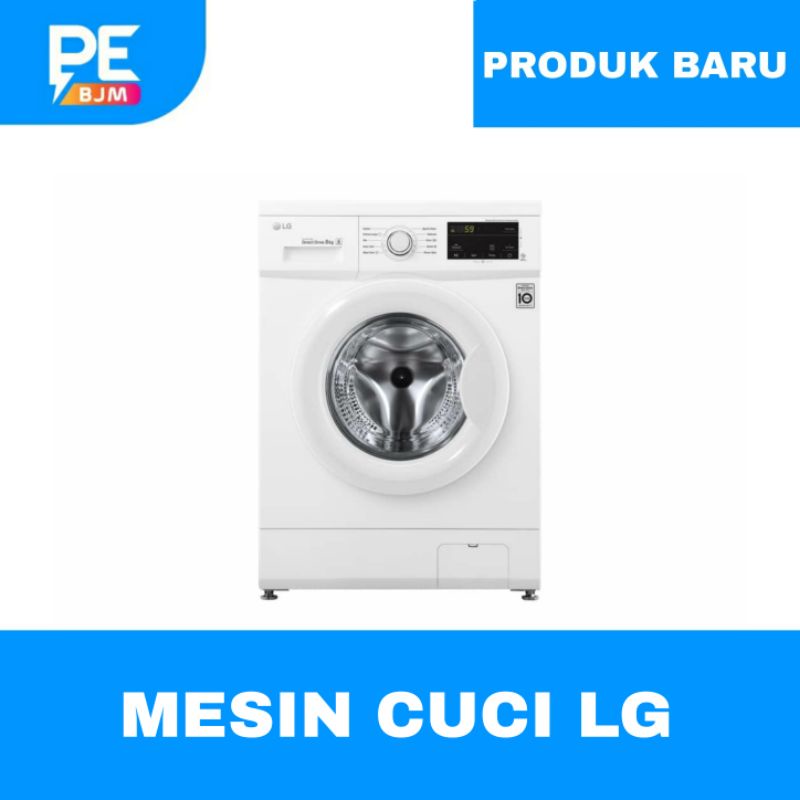 MESIN CUCI LG 8 KG FRONT LOADING FM-1208N3W GARANSI RESMI KIRIMINVOICE