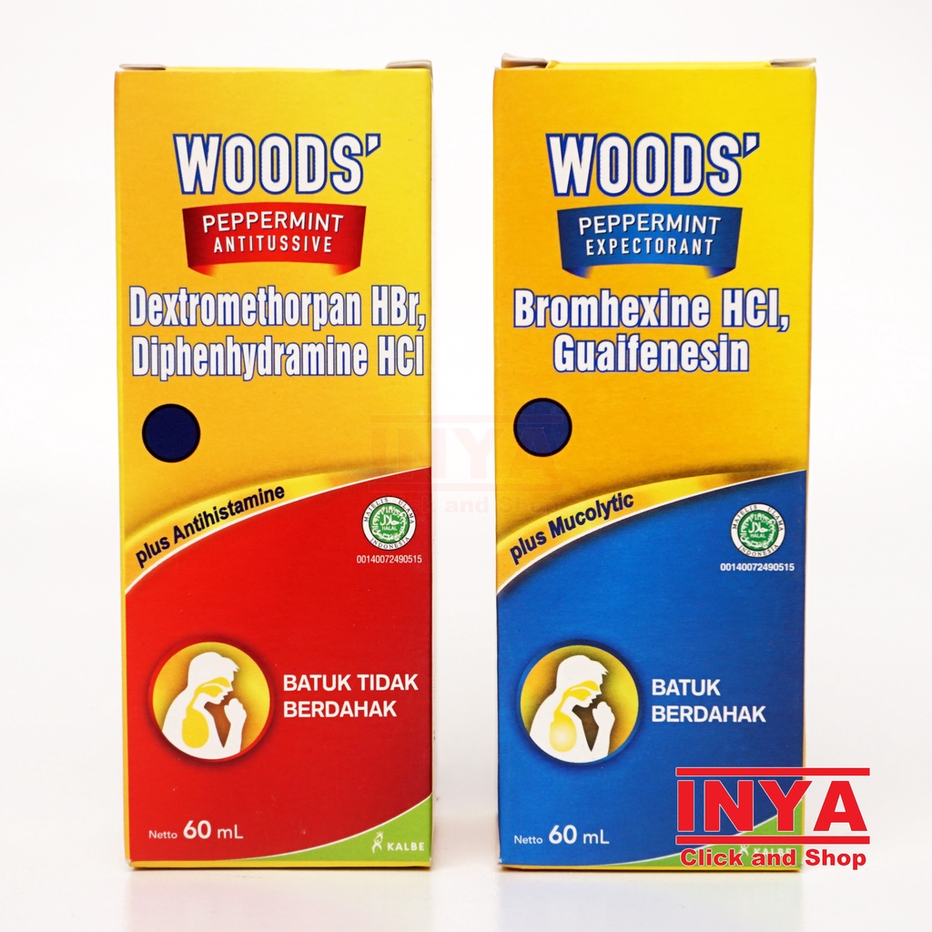 WOODS PEPERMINT ANTITUSSIVE &amp; EXPECTOTANT- Obat Batuk