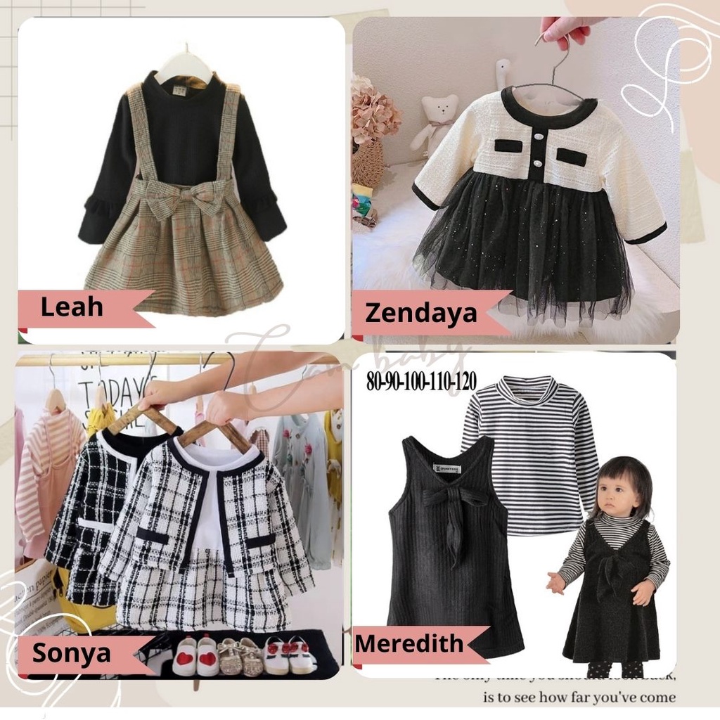 Setelan Anak Perempuan Import Blazer Cardigan Anak . SONYA SET . SETELAN ANAK IMPORT KOREA