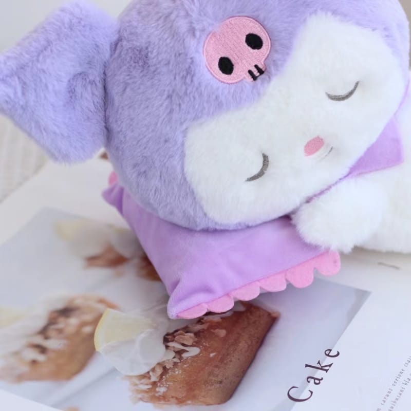 Boneka Cartoon Bantal Gantungan Kunci Bahan Plush