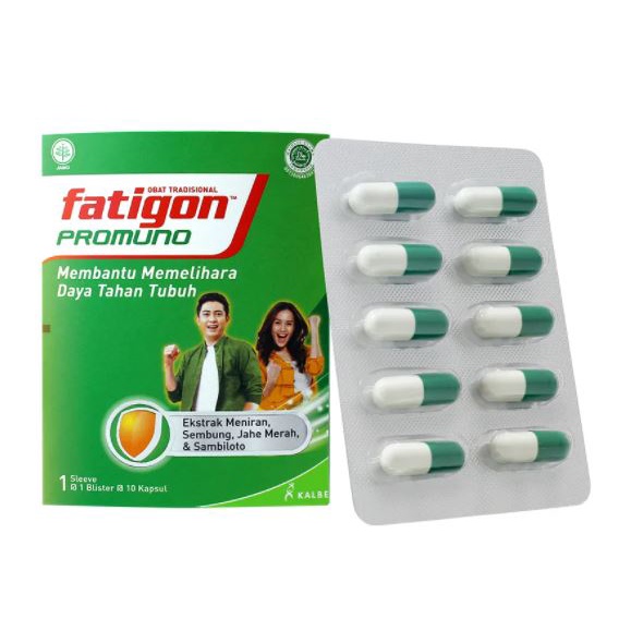 Fatigon Promuno Suplemen- 1 Strip/ Isi 10 Kapsul