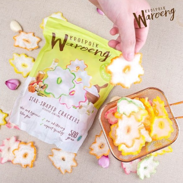 

Kerupuk Bawang Kroepoek Waroeng Star Shaped