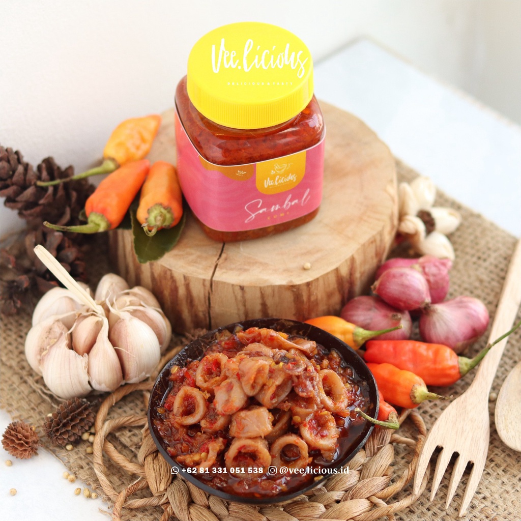 

Sambal Cumi Vee.licious - Kemasan 200 gr