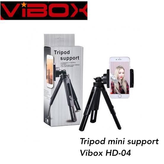 TRIPOD MINI SUPPORT FOR SMART PHONE DAN RING LIGHT VIBOX HD04 &amp; HD30